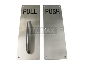 ידית קבועה עם שלט נירוסטה PULL-PUSH