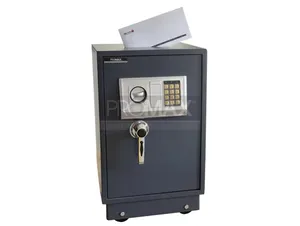כספת אלקטרונית לאולמות עם חריץ ידית וגלגלים