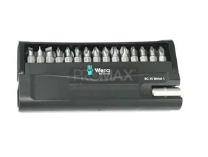 סט 30 ביטים ומוביל מגנטי Wera