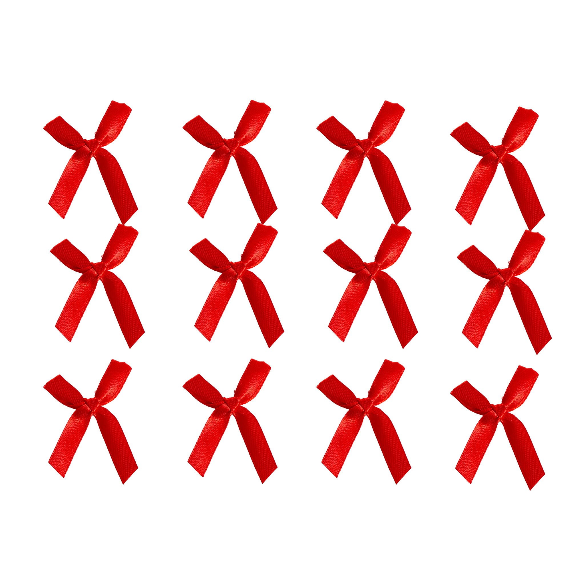 חבילת 12 פפיונים+ מדבקה 1 ס"מ- אדום