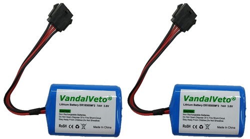 זוג סוללות לצופר אלחוטי ויסוניק VISONIC SR-740 מתאים לשימוש בצופר אלחוטי של ויסוניק