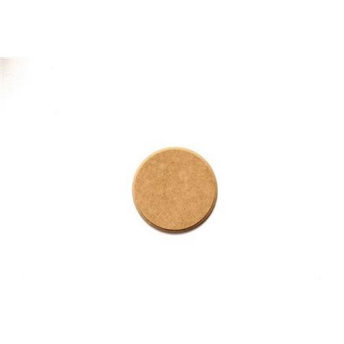שלט עגול MDF קוטר 10 סמ עובי 8 ממ עם פזה