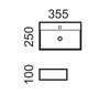 כיור רוקי לבן מבריק