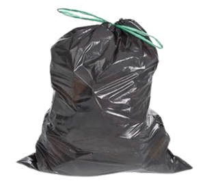 אריזת 25 שקיות אשפה 75X90 עם שרוך