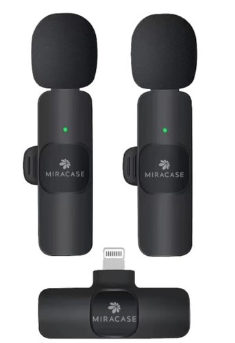 מיקרופון דש אלחוטי כפול Miracase MWML650