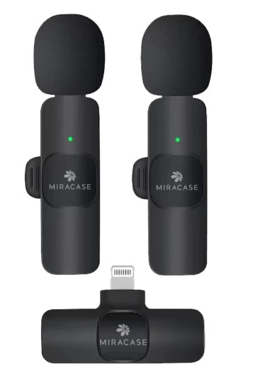 מיקרופון דש אלחוטי כפול Miracase MWML650