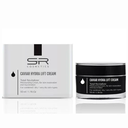 קרם לחות קוויאר לשיקום ולהצערת העור SR COSMETICS - 50ml