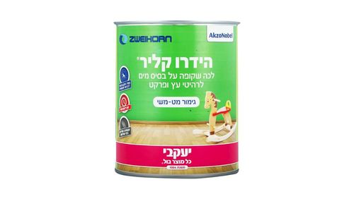 הידרו קליר – לכה שקופה לעץ בנפח 375 מ