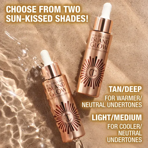 משזף איילנד גלאו שרלוט טילבורי Charlotte Tilbury Beautiful Skin Island Glow Easy Tanning Drops 30ml