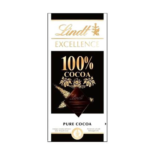 טבלת שוקולד מריר 100% 50 גרם LINDT