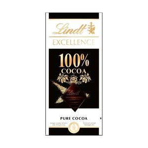 טבלת שוקולד מריר 100% 50 גרם LINDT