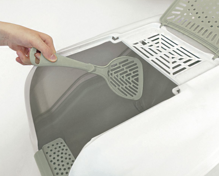 ארגז צרכים שרותים סגורים לחתולים נטע מקסי - MPS Cat Litter Tray Netta Maxi