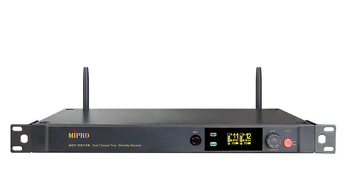 מקלט כפול למיקרופונים אלחוטיים מסדרת 5.8GHz בעל אנטנות פריקות (ללא מיק' אלחוטי/מדונה)