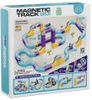 מסלול רכבת מגנטי Magnetic Track Go – ערכת STEM להרכבה עצמית 115 חלקים