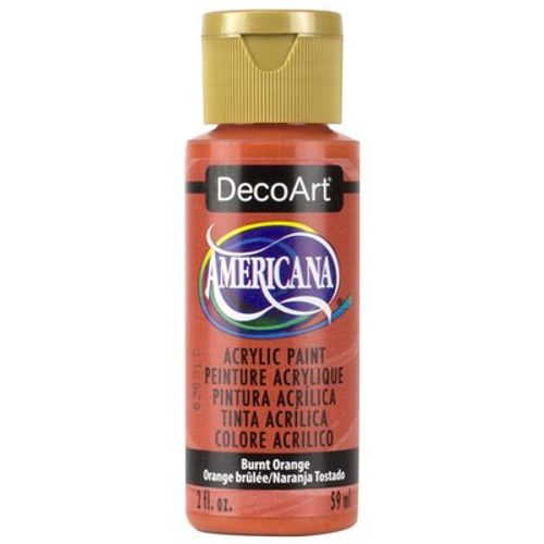 צבע אקריליק אמריקנה תפוז שרוף 59 מ