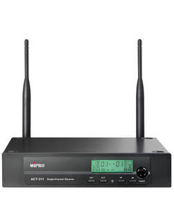 מקלט בודד אלחוטי מסדרת ACT-3, טווח תדרים 498-510MHz (לא כולל מיק
