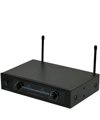 זוג מיקרופונים אלחוטיים ידניים 499.4+504.9MHz