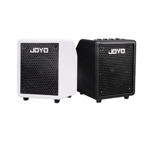 מגבר בס נטען 30 וואט בצבע לבן עם Bluetooth ו-JOYO BA-30 VIBE CUBE - OTG 