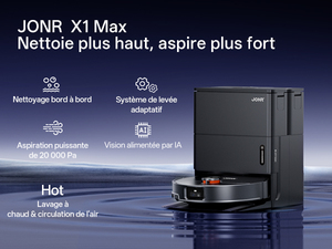 שואב אבק רובוטי חכם שוטף ומקרצף דגם JONR X1 MAX ג'ונר