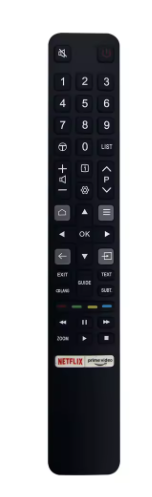 שלט רחוק תואם לטלוויזיה חכמה  RC802NU  TCL SMART