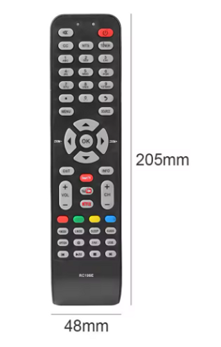 שלט תואם רחוק לטלוויזיה חכמה TCL