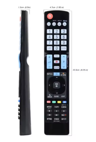 שלט רחוק תואם לטלוויזיה LG דגם AKB73615309