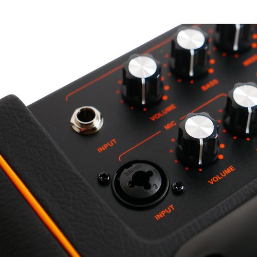 מגבר גיטרה אקוסטי JOYO JO-AC20S - מגבר נטען 20 וואט עם שני רמקולים וסוללת ליתיום מובנית לנגינה ניידת