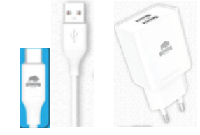 ראש מטען 2.1A עם כבל USB Type-C מבית באפאלו