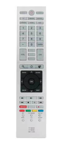 שלט תואם לטלוויזיה טושיבה TOSHIBA SMART TV דגם : CT-90429