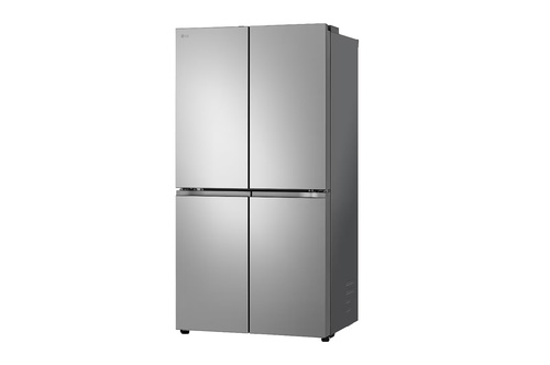 מקרר LG עם 4 דלתות בסגנון צרפתי בגימור כסף יוקרתי בנפח 665 ליטר דגם GR-728S רוחב – 91.4 