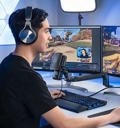 מיקרופון גיימינג שולחני למחשב Elgato Wave 3