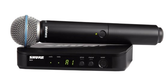 מערכת סאונד אלחוטית Shure BLX24E/B58-G18
