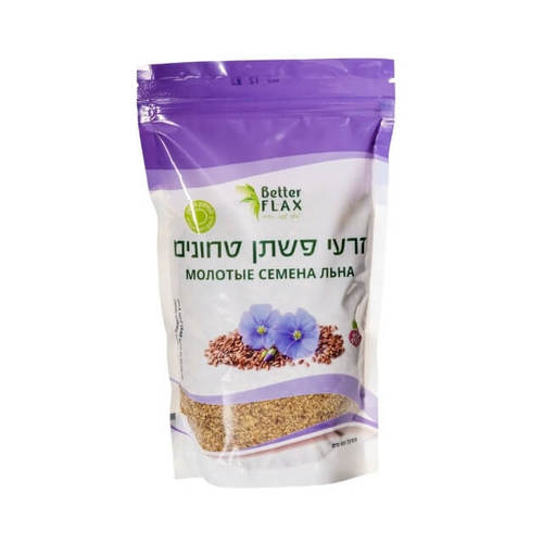 זרעי פשתן טחונים 400 גר'