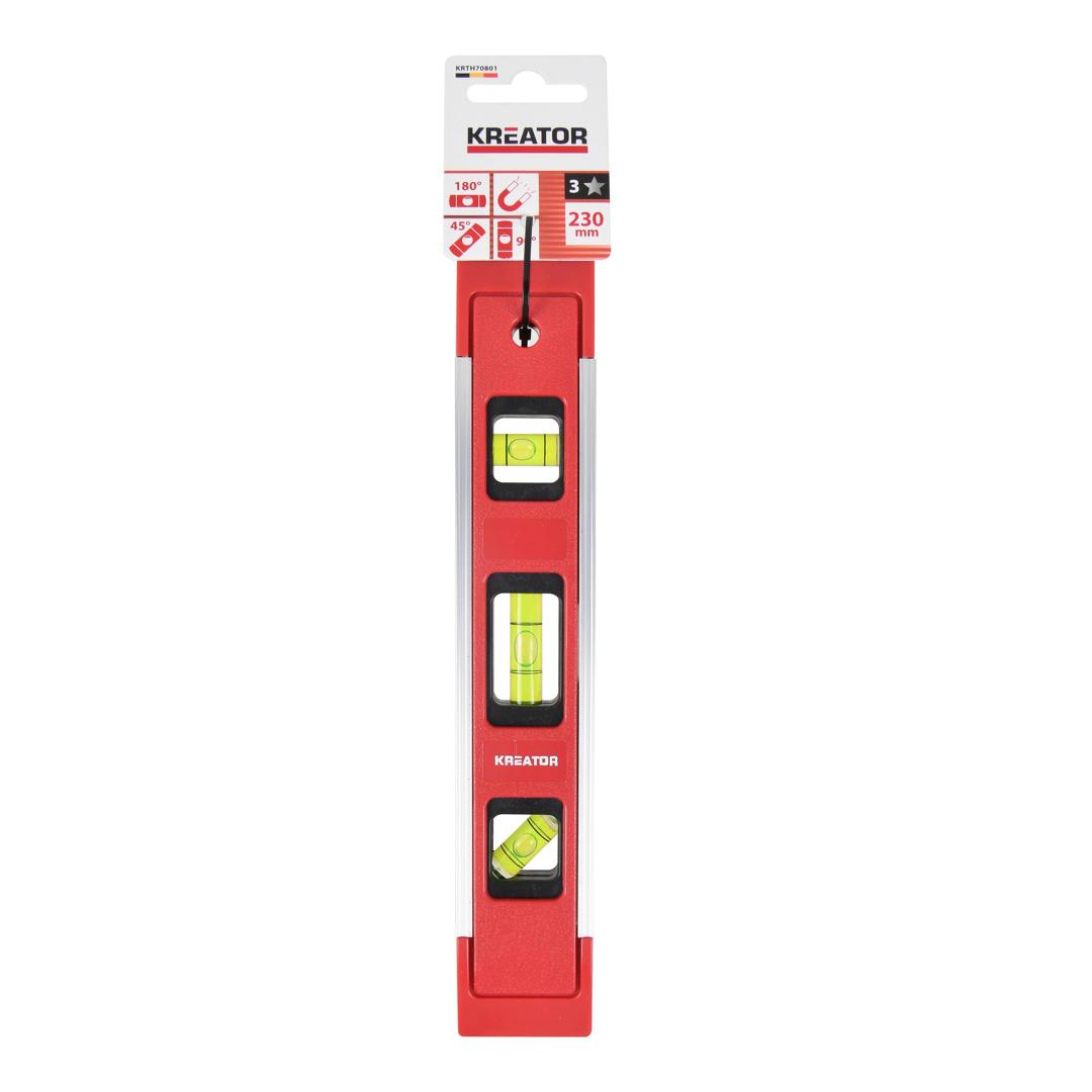 פלס טורפדו 23 ס"מ מגנטי איכותי,   106 KRTH70801, TORPEDO LEVEL 230MM