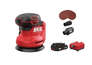 מלטשת אקצנטרית "5 נטענת 20V Brushless XP עם וויסות מהירות אלקטרוני + מתנה סוללה 2.0Ah ומטען SR1E3751CA SKIL