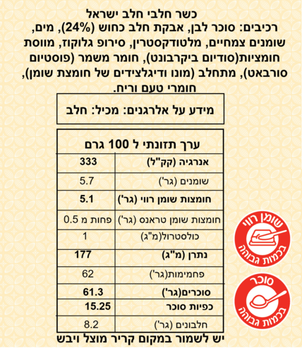 ריבת חלב קומידה 500 גרם
