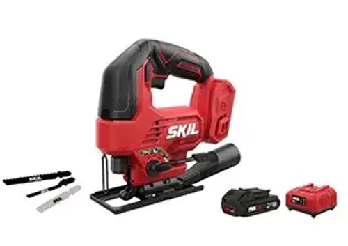 מסור אנכי (ג'יקסו) נטען 20V Brushlessמתנה סוללה 2.0Ah + מטען SKIL