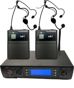 סט זוג מיקרופונים מדונה אלחוטיים UHF-5200