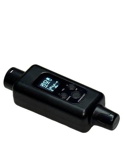 מקלט מיקרופון אלחוטי בודד רב תדר בחיבור XLR