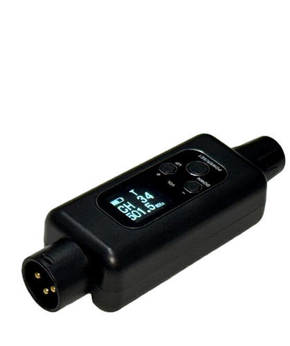 מקלט מיקרופון אלחוטי בודד רב תדר בחיבור XLR