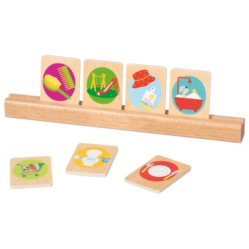 כרטיסי שיגרה 58295 עשויים עץ GOKI 