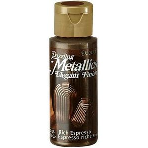 צבע אקרילי מטאלי אספרסו עשיר 59 מ"ל DecoArt DA245 