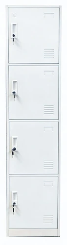 לוקר מתכת 4 תאים לאחסון אישי 38x45x180
