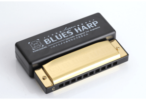 מפוחית בלוז דיאטונית זהב KONGSHENG Blues Harp Series