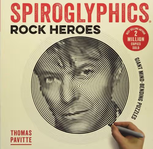 חוברת צביעה SPIROGLAYPHICS ROCK HEROES