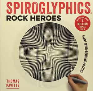 חוברת צביעה SPIROGLAYPHICS ROCK HEROES