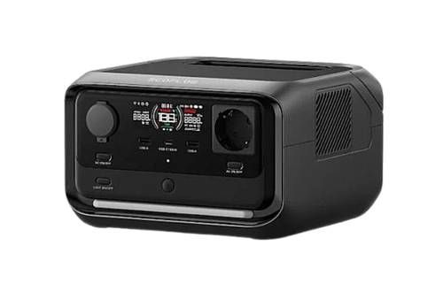 תחנת כוח ניידת RIVER 3 PLUS - תאורת שטח ניידת טלסקופית ECOFLOW + עששית נטענת LIGHTHOUSE 600