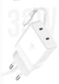 מטען 33W עם כבל PD Type-C מבית BeeTech