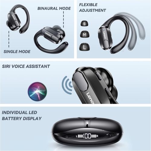 אוזניות ספורט אלחוטיות לנובו LENOVO THINKPLUS XT80