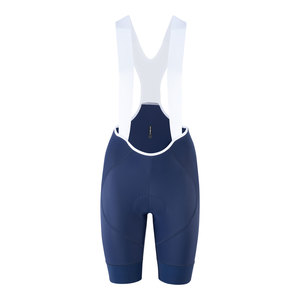 ביב רכיבה קצר נשים לאופניים THUNDER LADY BIB כחול אלסטי טכני ומנדף מאוד 